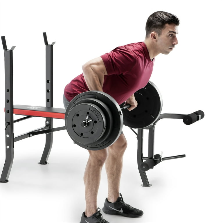 Marcy Standard Bench with 100 lb. Weight Set PM 2084 Walmart