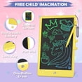 thumbnail image 3 of LCD Writing Tablet, 10 Inch Colorful Doodle Board Drawing Pad for Kids, Car Trip Educational Toys, Erasable Electronic Drawing Pads, Birthday Gift for Age 3 to 8 Year Old Boys Girls, 3 of 8