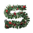 thumbnail image 1 of Guirnalda navideña iluminada de 2,7 m Soledad con LED reutilizable decorativa para escaleras, 1 of 10