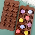 thumbnail image 4 of juego de 2 paquetes de jalea de silicona antiadherente de grado alimenticio, caramelo de chocolate, moldes de hielo, 4 of 4