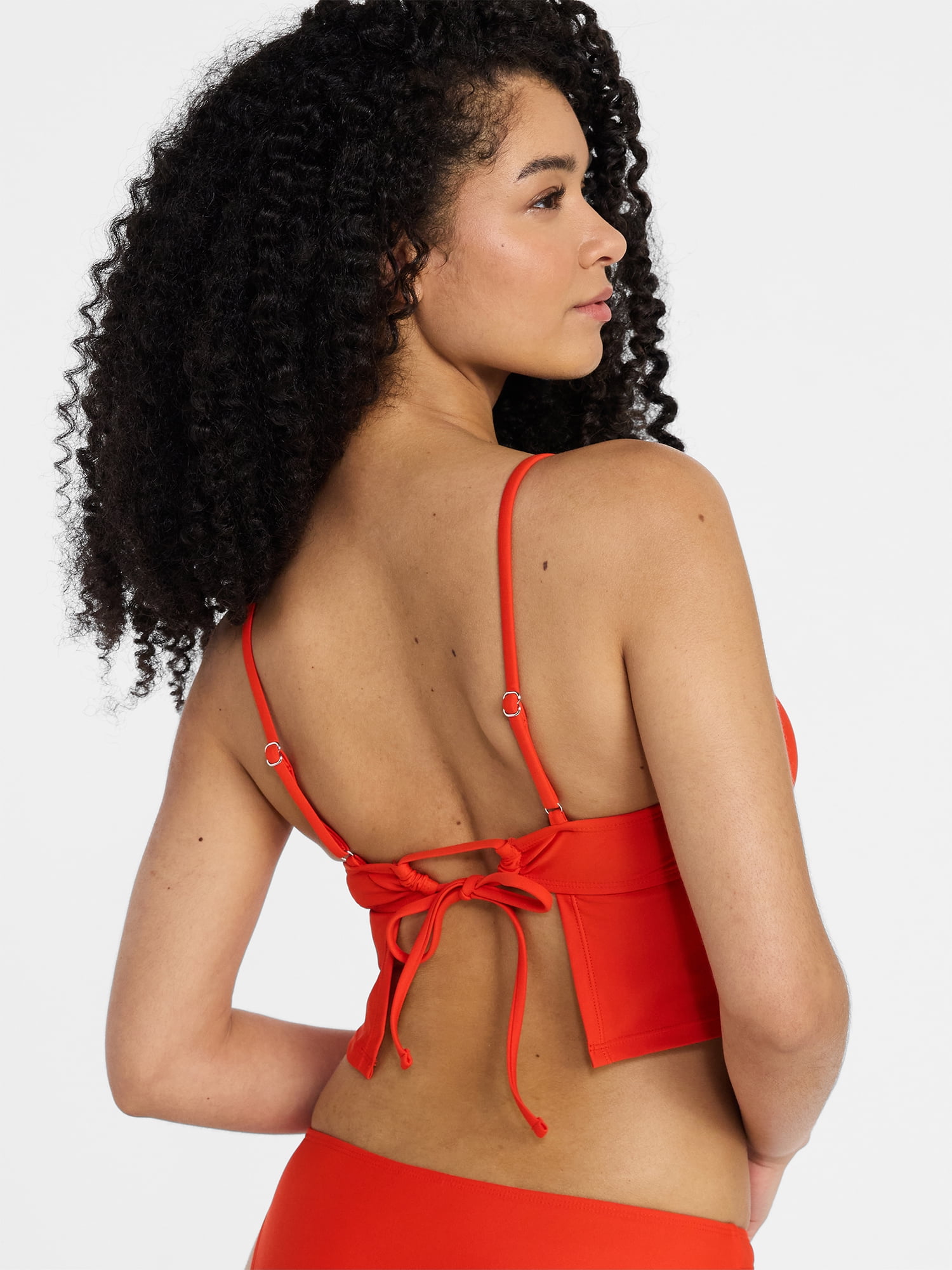 No Boundaries Boho Soleil Beaded Tankini, Women’s XXS-XXL