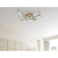 thumbnail image 3 of Elegant Lighting Eren 31 inch Flush Mount in Satin Gold, 3 of 10