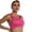 Rose Red, variant on Yoyauz Women's Zipper Front Sports Bra Seamless No Steel Rim Postoperative Bra With Pads Sports Bra Yoga Bra And Removable Cup