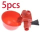 thumbnail image 1 of Juego de 5/10 bebederos para pollos, gallinas, codornices, pájaros, cuencos para beber, agua para gallinero, bebederos para pezones, animales de granja avícola ShuxiuWang 8390612436987, 1 of 1