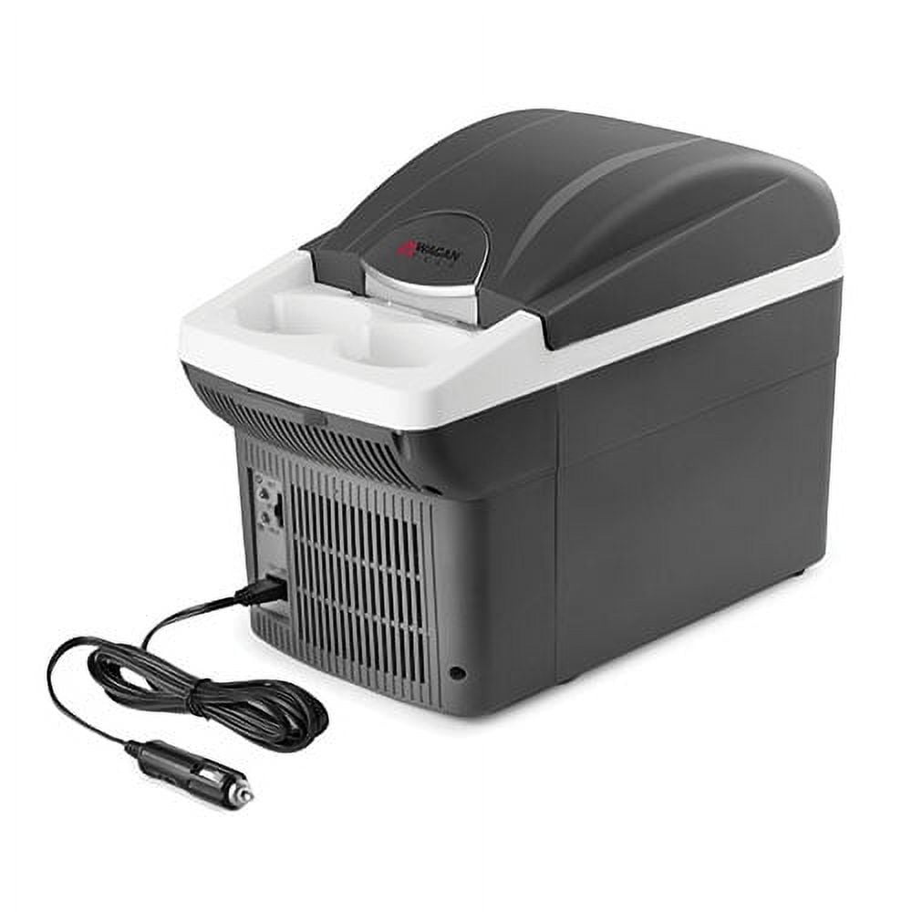 Wagan Adjustable Shoulder Strap Battery Compact Refrigerators, Polyurethane, 6 Quart, 12 V