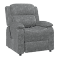 thumbnail image 2 of Erinnyees Electric Recliner Chair,Oversized Recliner Chair with USB Charging Port and Convenient Side Pockets,Reclining Sofa Chairs for Living Room Bedroom, Dark Gray, 2 of 9