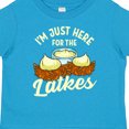 thumbnail image 4 of Inktastic Hanukkah Funny Here for Latkes Boys or Girls Toddler T-Shirt, 4 of 5