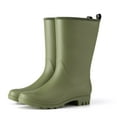 thumbnail image 4 of HISEA Rubber Wide Calf Rain Boots for Women Olive Green Size 10, 4 of 6
