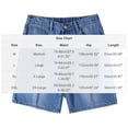 thumbnail image 3 of BVOFAR Jean Shorts for Men Classic Relaxed Fit Straight Leg Denim Shorts 5 Inch Inseam Elastic Waist Jorts Hip Hop Streetwear Light Blue XXL, 3 of 9