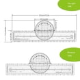 thumbnail image 2 of Transparent Pilot Ruler Measuringruler Vfr And Ifr Placard with Rotating Plotter B, 2 of 9