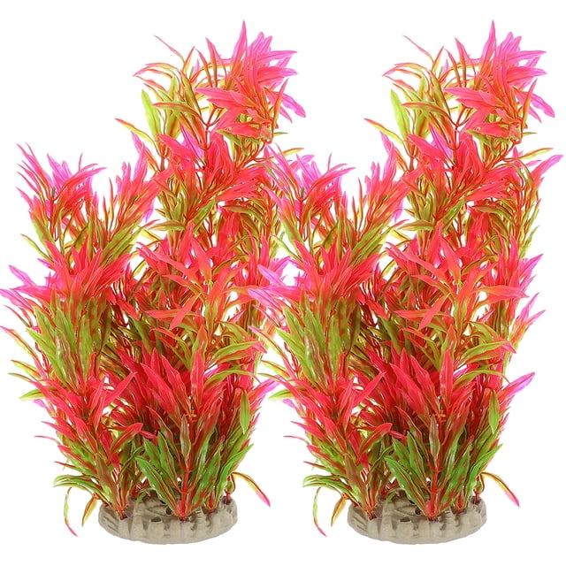 2Pcs Fish Tank Aquatic Plants Fish Tank Landscape Decorations Fake Plant Models Fake Plant Decoration