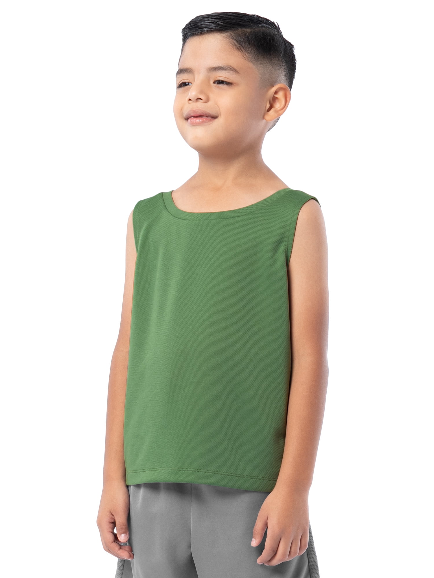 Athletic Works Boys Core Active Muscle Tank Top, Sizes 4-18 & Husky