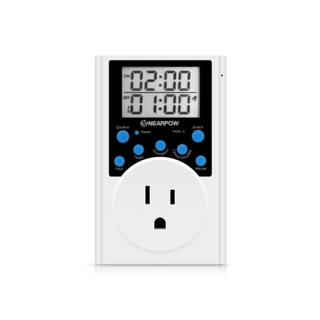 Night Cycle Timer - Timer Outlet Nearpow Multifunctional Infinite Cycle Programmabl...