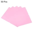 thumbnail image 3 of Unique Bargains Blank Greeting Cards,50pack Favor Decor Foldable Blank Card ,Pink Card Paper, 3 of 5
