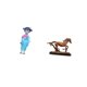 thumbnail image 5 of Set de muñecas Geisha japonesas en miniatura, figuras de caballos, esculturas, adornos de resina, estatuas coleccionables con diseño artístico, ideale, 5 of 8