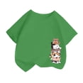 thumbnail image 1 of WEAIXIMIUNG T-Shirt d'Anniversaire Fille Tout-Petit 2 Enfants Filles Mignon Mode Imprimé Décontracté Ample Col Rond Manches Courtes T-Shirt d'Été Hauts, 1 of 4