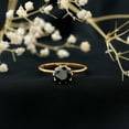 thumbnail image 3 of Rosec Jewels Black Spinel Solitaire Ring for Women (0.75 CT, AAA Quality, August Birthstone), 14K Yellow Gold, US 12.00, 3 of 7