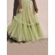 thumbnail image 1 of Faldas largas de tutú de tul de arcoíris para mujer, enagua escalonada, falda de tul de línea A, cintura alta elástica en capas, 1 of 5