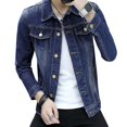 thumbnail image 1 of New Mens Casual Denim Jackets, 1 of 5