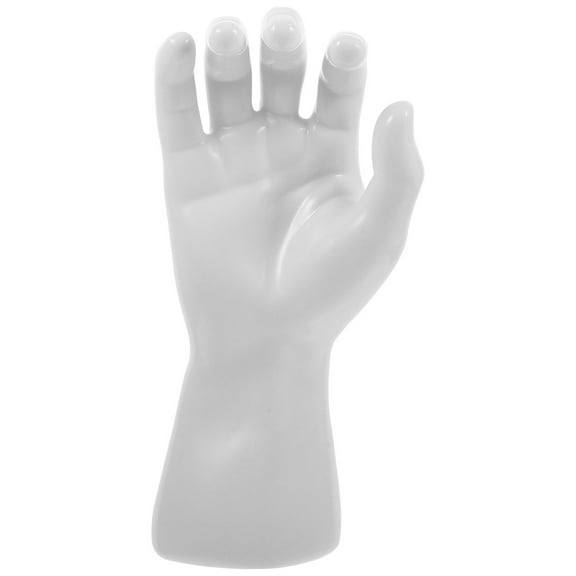 Gymnture Tabletop Male Mannequin Hand Jewelry Display Stand White Right