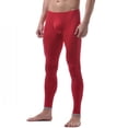 thumbnail image 5 of ZHOUCHANKIDS Men's Ice Silk Thermal Leggings for Everyday Comfort and Warmth All Day Long with Soft Breathable Fabric Ideal for Home Wear Red M, 5 of 5