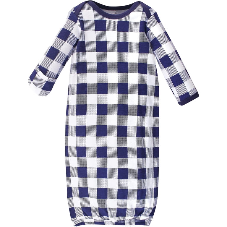 Touched by Nature Organic Cotton Gowns, 0-6 Months, Hedgehog, 3-Pack photo 4
