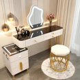thumbnail image 1 of Smart Dresser Bedroom Modern Light Luxury Simple Master Bedroom Girl Makeup Table My Lux Decor Round, 1 of 42