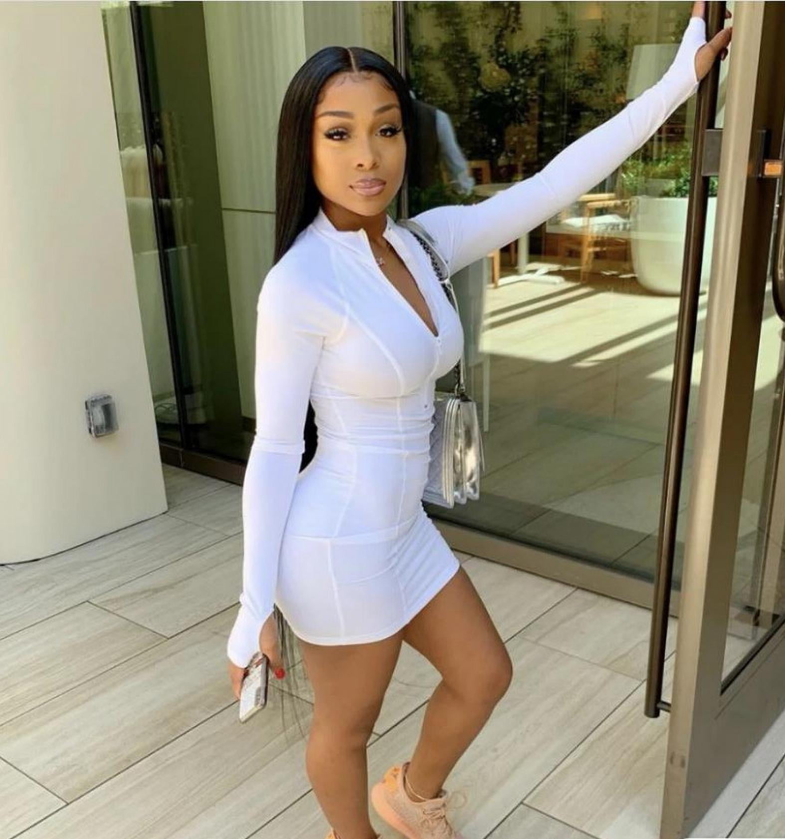 Women's Long Sleeve Bodycon Dress 