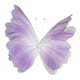 thumbnail image 5 of Mariposa de gasa decorativa para pared, enorme mariposa artificial de seda para ventana Púrpura, 5 of 9