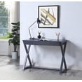 thumbnail image 5 of Charcoal Console Table with 1 Drawer & X-Shape Base | Smooth Operation, 5 of 7