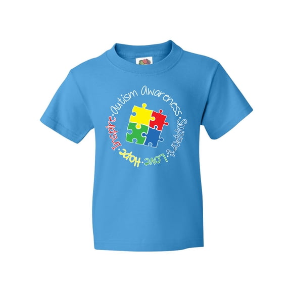 Inktastic Autism Awareness Circle Youth T-Shirt