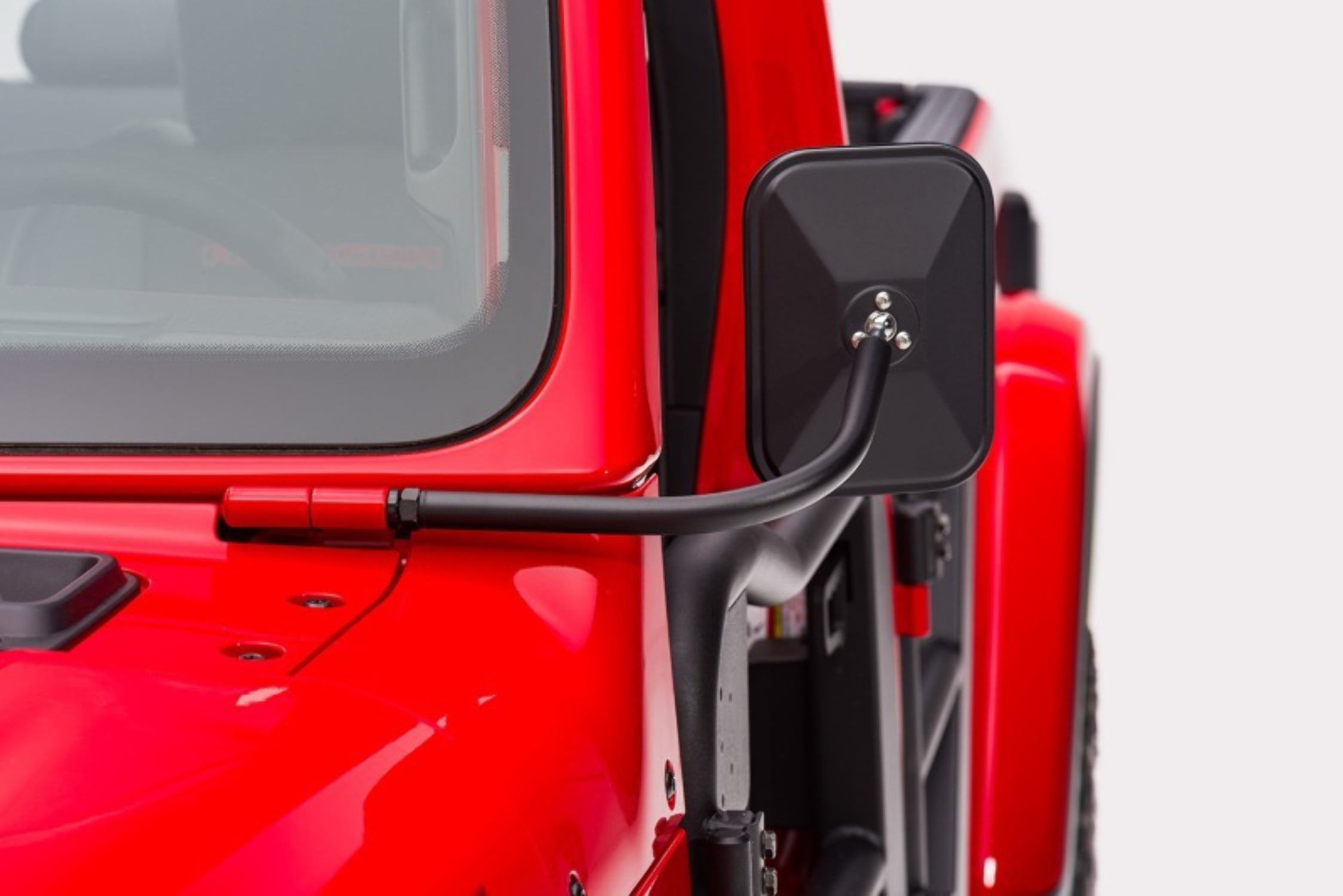 Rugged Ridge  Quick Release Mirror Relocation Kit, Stainless; 97-18 Jeep  Wrangler 