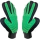 thumbnail image 1 of Guantes de masaje y aseo para perros y gatos, guantes de goma para limpiar el pelo de las mascotas (par verde), 1 of 5