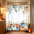 thumbnail image 4 of Fall Shower Curtain with Autumn Leaf Pattern, Waterproof Bathroom Panel with Rust Resistant Holes, Fall Decor Home Accent for Bath Stall Tub, 4 of 6