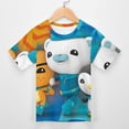 thumbnail image 3 of The Octonauts Kids Short Sleeve Tee Shirt Novelty Crewneck T-Shirts Unisex Summer Blouse Tops for Boys Girls 100CM, 3 of 8