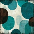 thumbnail image 2 of Mullan, Michael 12x12 Black Ornate Wood Framed with Double Matting Museum Art Print Titled - Blue Drips I, 2 of 4