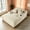 Beige, variant on AUU Plush Convertible Chaise Lounge Sofa Bed with Wide Armrests, Throw Pillows & Cup Holder – No Assembly Required, Boneless Sleeper Armchair for Living Room or Bedroom