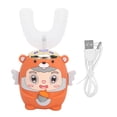 thumbnail image 1 of Cepillo de dientes eléctrico para niños NikouMX en forma de U 2-6 años, 1 of 8