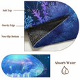 thumbnail image 5 of Summer Marine Life Large Area Rugs 8x10 ft Mystic Ocean Coral Watercolor Jellyfish Seahorse Washable Rug Non Slip Indoor Carpet Absorbent Floor Mat for Living Room Bedroom Dining Room, 5 of 9