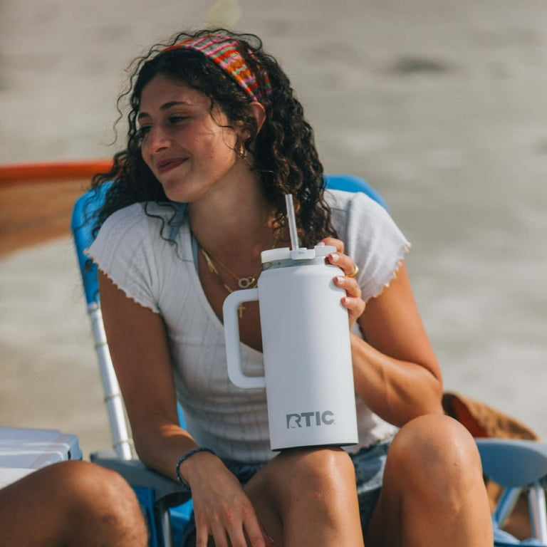 RTIC 64oz Ceramic Lined Tumbler, Insulated, Stainless Steel