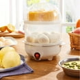 thumbnail image 5 of Double Tier Egg Cooker, Rapid Electric Egg Cooker, 14 Egg Capacity, Auto Shut Off Function, Easy to Clean, White, 5 of 10