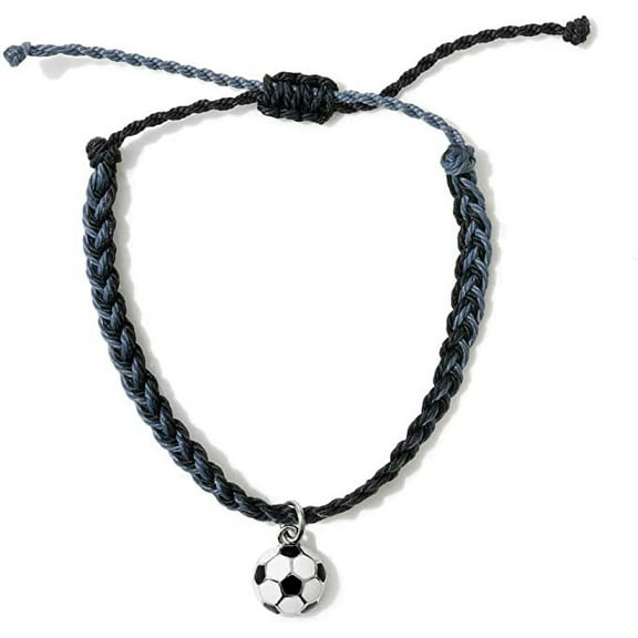 GIMMEDAT Soccer Bracelet 100% Waterproof Adjustable Woven Friendship Jewelry Gif