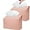 Pink-2 Pack, variant on LZLINGMEI Tissue Box Cover Holder Compatible with Disposable Paper Hand Towels, Leather Paper Towel Dispenser for Tabletop, Bathroom,Office