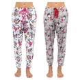 thumbnail image 2 of Disney 2 Pack Womens Pajama Sleepwear Pants Female, Bugs/Frosty, Size: L, Looney Tunes, 2 of 6