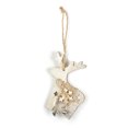 thumbnail image 4 of 2 piezas de adornos colgantes de madera de Navidad, para decoraciones de árboles de Navidad, decoración de fiestas, adornos de Navidad (estrella de cinco puntas + alce), 4 of 5