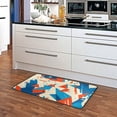 thumbnail image 5 of Abstract Geometric Art Design Non Slip Long Door Mat 39''x20'' Soft, Absorbent, for Kitchen, Bathroom, and Bedroom, 5 of 8