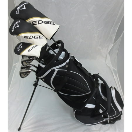 Callaway Edge Complete Golf Set, 10 Pieces, Stiff Flex, Includes Driver, Woods, Irons, Putter, Bag