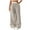 Gray, variant on Annhoo Womens Striped Pants Fashion Drawstring High Waist Baggy Wide Leg Trousers Ladies Casual Palazzo Trousers