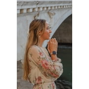 ICE-WATCH - Ice Smart 2.0 - Square Rose-Gold Connected Watch with Metal Strap - 023331 (1.7 Inches) - iOS, Android Water Resistant Smartwatch - Bluetooth, Pedometer, Games