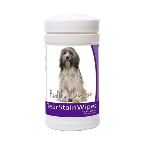 Healthy Breeds 840235152712 Tibetan Terrier Tear Stain Wipes